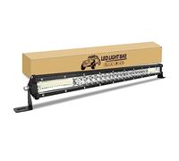 RIGIDON 61cm 24 pollici 216W Barra LED Fuoristrada, Barra Luce Led 12V 24V, Fari di Profondità Combinata Faretto Fendinebbia Faro da Lavoro Led per Auto Camion Trattore 4x4 SUV ATV UTV Veicoli
