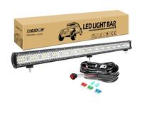 RIGIDON 8D 42 Pollici 107 cm 900W Barra Led Fuoristrada Con 12V Cablaggio Kit, Esterno Barra Luce Led, Luminosa Lampada Per Auto Camion SUV ATV UTE 4x4 Veicoli Offroad, Impermeabile 6000K Bianca