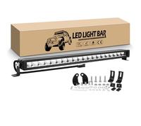 RIGIDON Barra LED Fuoristrada 23 pollici 58 cm 60W Singola Fila Sottile Barra Luce a Led 12V 24V Impermeabile Spot Faretti Fendinebbia per Offroad Auto Camion Trattore Veicoli 4x4 ATV UTV Barca