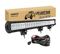 RIGIDON barra led fuoristrada 28 pollici 70cm 180W con 12V cablaggio kit | per auto trattore camion SUV UTE ATV barca 4x4 veicoli offroad, flood spot combo, 6000K bianca, faretti fendinebbia