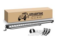 RIGIDON Barra LED Fuoristrada 33 pollici 84 cm 90W Singola Fila Sottile Barra Luce a Led 12V 24V Impermeabile Spot Faretti Fendinebbia per Offroad Auto Camion Trattore Veicoli 4x4 ATV UTV Barca