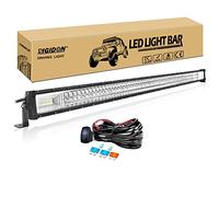 RIGIDON barra led fuoristrada 52 pollici 130 cm 675W con 12V cablaggio kit | barra luce led, per auto camion SUV UTE ATV trattore barca 4x4 veicoli, impermeabile, faretti fendinebbia, luci di lavoro