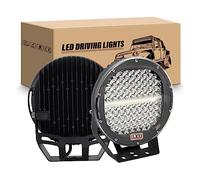 RIGIDON Faro da Lavoro Led, 2Pcs 23 cm 9 Pollici 294W Spot Luci di Lavoro a Led, Faretti Fendinebbia 12V 24V per Fuoristrada Offroad Auto Trattore Escavatore Camion SUV ATV 4x4, Nero Rotondo