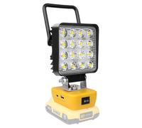 RIGIDON lampada da lavoro portatile per batteria dewalt 18V, 4 pollici 48W