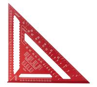 Rigno Del Triangolo Metrico - 18.5x18,5 Cm In Lega Di Alluminio Rafter Square | Rigno Triangolare Del Guscio Sottile Da 7 Pollici Per La Costruzione Di Carpenteria Di Ingegneria Civile.