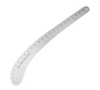 Rigno di cucito - Righello della curva francese | Curve francesi in lega di alluminio | Modelli di disegni geometrici | Misurare i sovrani del modello per sartoria, sartoria, design del motivo e schiz