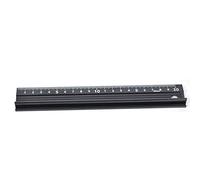 Rigno di taglio Niiyen, aluminio in alluminio allliale Mesuring Tol, accessorio per attrezzature per la misurazione della lunghezza per misurare la pelle (20 cm a forma di L.)