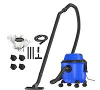 Rigogo Aspiratore Solidi e Liquidi con 1800W potente motore, Aspiratore secco umido 3 in 1 Aspirapolvere16Kpa, capacità di 15 litri, 4 ruote della colata continua