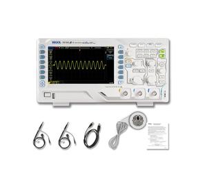 RIGOL Oscilloscopio,DS1202Z-E Oscilloscopio Digitale,200 MHz,2 canali+EXT, schermo fosforo HD 7",Alto rapporto qualità-prezzo,ideale per R&D,manutenzione e didattica in laboratorio