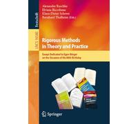 Rigorous Methods in Theory and Practice: Essays Dedicated to Egon Börger on the Occasion of His 80th Birthday
