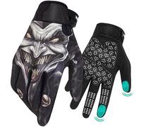 RIGWARL Guanti moto touchscreen per uomo, inserti in mesh traspiranti, guanti a scheletro antiscivolo per donna, guanti leggeri, resistenti e durevoli per ciclismo, motocross, MTB, corsa