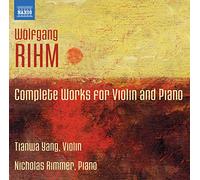 Wolfgang Rihm Wolfgang Rihm: Complete Works for Violin and Piano (CD) Album