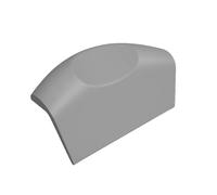 RIHO Aryl cuscino per vasche da bagno, 207025, Aryl; Neo; Orion; Winnipeg; Yukon grigio argento [Accessori Bagno > Cuscini per Vasca]