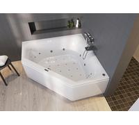 RIHO Austin baignoires d'angle, avec système Bliss, 2 places, 145x145x48cm, 270 litres, blanc, B005011005, B005011005, Versione: Versione sinistra