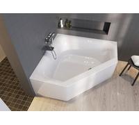 RIHO Austin baignoires d'angle, variante Plug & Play, 2 places, 145x145x62cm, 270 litres, blanc, B005019005, B005019005