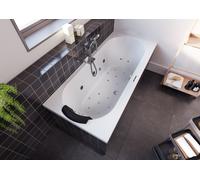 RIHO Carolina Baignoires rectangulaires, avec système Joy, version droite, 1 place, blanc, B057014005, B057014005, Versione: 190x80x53cm, capacità utile: 235 litri