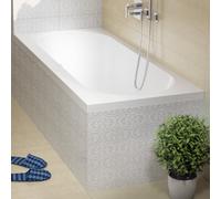Riho Carolina vasca da bagno rettangolare, con troppopieno tutto intorno L: 180 La: 80 cm, B056001005, Carolina bianco [Vasche da Bagno > Vasche da Bagno Rettangolari]
