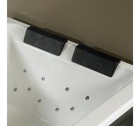RIHO Castello cuscino per vasche da bagno, 207039, Castello nero [Accessori Bagno > Cuscini per Vasca]