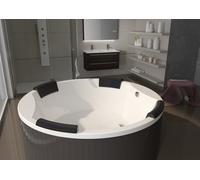 Vasca da bagno RIHO Colorado, rotonda, da incasso, 2 posti, 180x53cm, 440 litri, bianco, B038001005