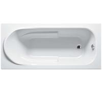 RIHO Columbia Vasca da bagno rettangolare, da incasso, a 1 posto, bianco, B00, Versione: 160x75x43,5cm, capacità utile: 100 litri