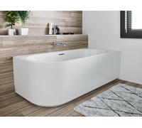 Vasca Angolare Riho Desire sinistra 840x600x1840mm Bianco Opaco