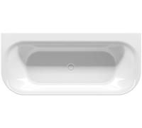 Riho Devotion Back2Wall vasca da bagno a parete 180x80 cm ovale bianco B096001005