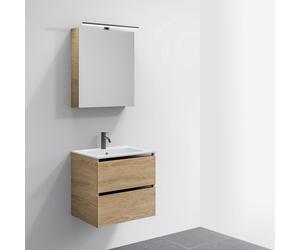 RIHO Graph-It Velvet Slim mobile con lavabo, con armadietto a specchio, F008024DRE, Graph-It Velvet Slim [Mobili da Bagno > Set Mobili da Bagno]