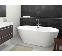 Riho Inspire vasca da bagno freestanding 160x75 cm ovale bianco B091001105