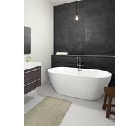 Riho Inspire vasca da bagno freestanding 180x80 cm ovale bianco B085004105