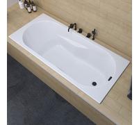 RIHO Lazy vasca da bagno rettangolare, da incasso, B078001005, Lazy bianco [Vasche da Bagno > Vasche da Bagno Rettangolari]