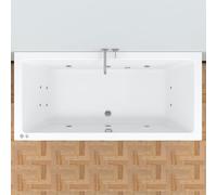 RIHO Lusso vasca da bagno rettangolare, B036002005, Lusso; Easypool bianco [Vasche Idromassaggio > Vasche Idromassaggio Rettangolari]