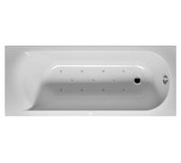 RIHO Miami Baignoire rectangulaire, version droite, avec système dair, à encastrer, 1 place, blanc, B061002005, B061002005, Versione: 180x80x43cm, capacità utile: 140 litri