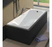Riho Miami vasca da bagno rettangolare, con troppopieno tutto intorno L: 170 La: 70 cm, B060001005, Miami bianco [Vasche da Bagno > Vasche da Bagno Rettangolari]