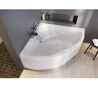 RIHO Neo Baignoires d'angle, version droite, avec système Air, à encastrer, 2 places, blanc, B077003005, B077003005, Versione: 150x150x49cm, capacità utile: 285 litri