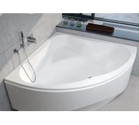RIHO Neo vasca da bagno angolare, incasso, 2 posti, bianco, B076001005, versi...