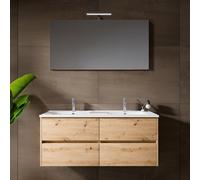 RIHO Porto mobile con lavabo integrato, con specchio, F014011DP6+W018010005+F014017ALU+204927, Porto [Mobili da Bagno > Set Mobili da Bagno]