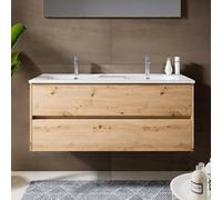 RIHO Porto mobile sottolavabo, 2 scomparti estraibili, F014012DP6, Porto [Mobili da Bagno > Mobili Lavabo]