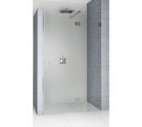 Riho Scandic porta doccia 100 cm a battente nero opaca/vetro trasparente G001024121
