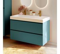 RIHO Spring-Up Vow mobile con lavabo doppio, 2 scomparti estraibili, F001523Z28, Spring-Up Vow [Mobili da Bagno > Mobili con Doppio Lavabo]