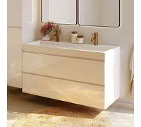 RIHO Spring-Up Vow mobile con lavabo doppio, 2 scomparti estraibili, F001524R01, Spring-Up Vow [Mobili da Bagno > Mobili con Doppio Lavabo]