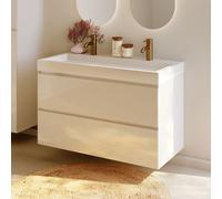 RIHO Spring-Up Vow mobile con lavabo doppio, 2 scomparti estraibili, F001532R01, Spring-Up Vow [Mobili da Bagno > Mobili con Doppio Lavabo]