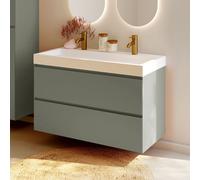 RIHO Spring-Up Vow mobile con lavabo doppio, 2 scomparti estraibili, F001532Z25, Spring-Up Vow [Mobili da Bagno > Mobili con Doppio Lavabo]