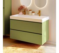 RIHO Spring-Up Vow mobile con lavabo doppio, 2 scomparti estraibili, F001532Z26, Spring-Up Vow [Mobili da Bagno > Mobili con Doppio Lavabo]