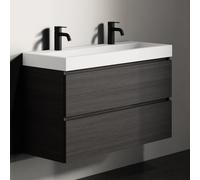 RIHO Spring Vow mobile con doppio lavabo, 2 scomparti estraibili, F001464D04+W004009105, Spring Vow [Mobili da Bagno > Mobili con Doppio Lavabo]