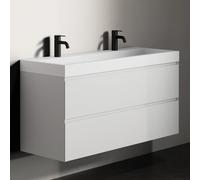 RIHO Spring Vow mobile con doppio lavabo, 2 scomparti estraibili, F001470Z01+W004005105, Spring Vow [Mobili da Bagno > Mobili con Doppio Lavabo]