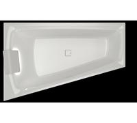 RIHO Stiell Smart Vasca da Bagno Angolare, Incasso, 170x110x50cm, 240 Litri, ...