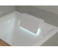 Vasca da Bagno Rettangolare Riho Still Square 750x600x1700mm Troppopieno Poggiatesta Sinistro BR0...