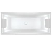 Riho Still Square LED vasca da bagno rettangolare 180x80 cm bianco B099005005