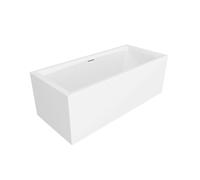Riho Still Square Plug&Play vasca da bagno con rivestimento 170x75 cm bianco B100031005