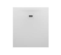 RIHO Velvet Sole receveurs de douche rectangulaires, écoulements 90mm, ultra-plat, montage sur et dans le sol, blanc mat, D006002105, D006002105, Versione: 900x800x30/15 mm